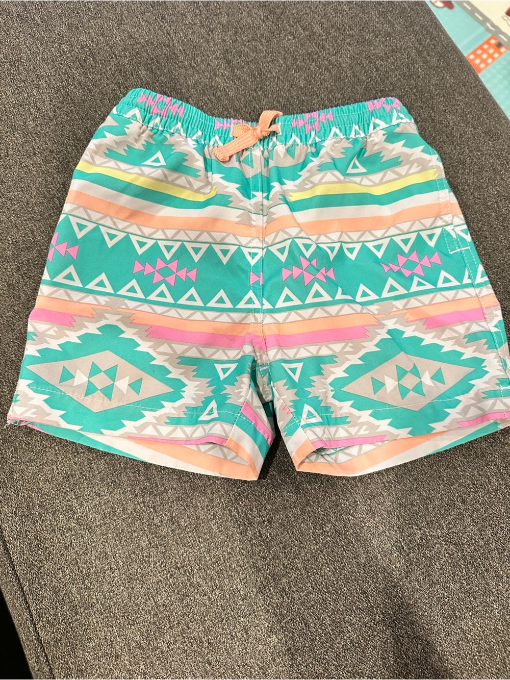 🤑EU Chubbies Aqua Aztec Print Swim Short Trunks🤑